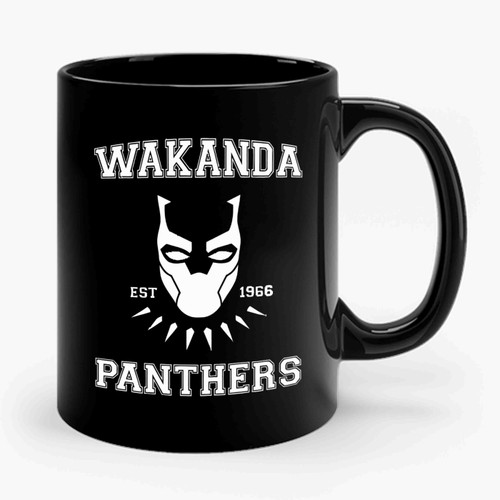 Wakanda Panthers University Black Panther Ceramic Mug