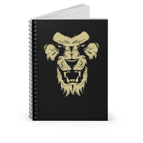 Lion Face Spiral Notebook