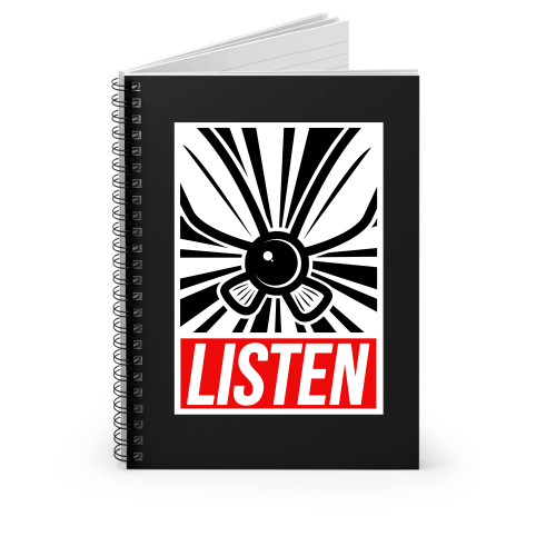 Listen And Obey Spiral Notebook
