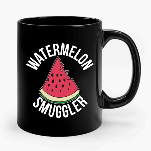 Watermelon Smuggler Pregnancy Baby Announcement Pregnancy Announcement Ceramic Mug