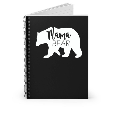Mama Bear Mom Life Spiral Notebook