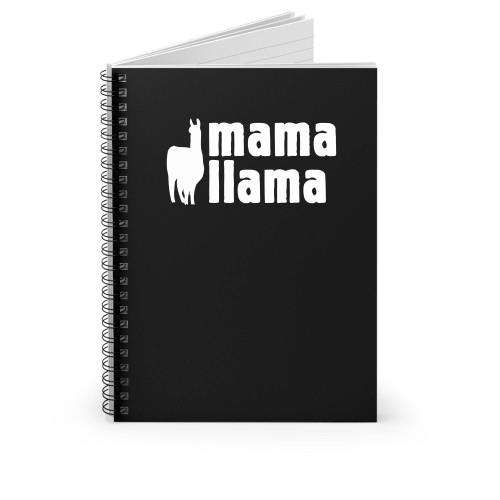Mama Llama Pregnancy Maternity Quotes Spiral Notebook