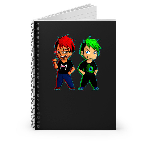 Markiplier Jacksepticeye 1 Spiral Notebook