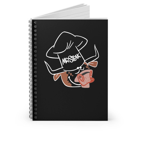 Mr. Steak Spiral Notebook
