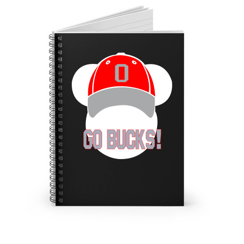 Ohio Mickey Go Bucks Spiral Notebook