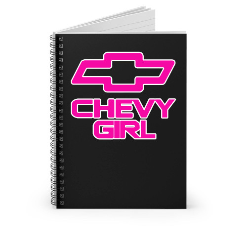 Pink Chevy Girl Spiral Notebook