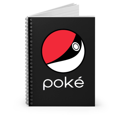 Poke Ball Cola Logo Parody Spiral Notebook