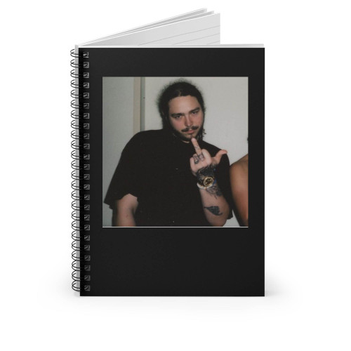 Post Malone Middle Finger Spiral Notebook