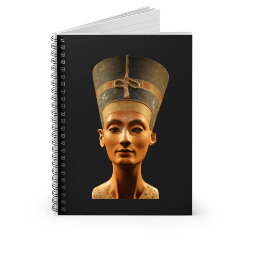 Queen Nefertiti Ancient Egypt Egyptian Art Spiral Notebook