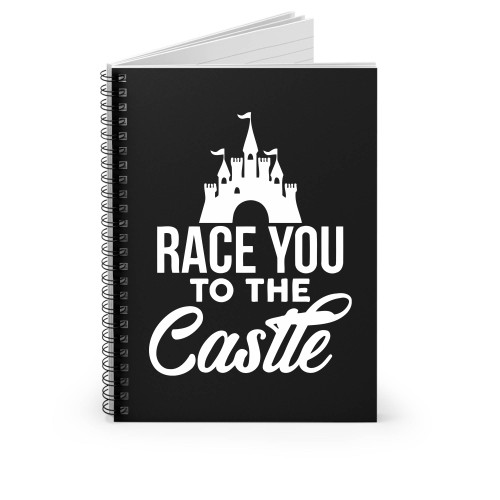 Race You To The Castle Disney Spiral Notebook