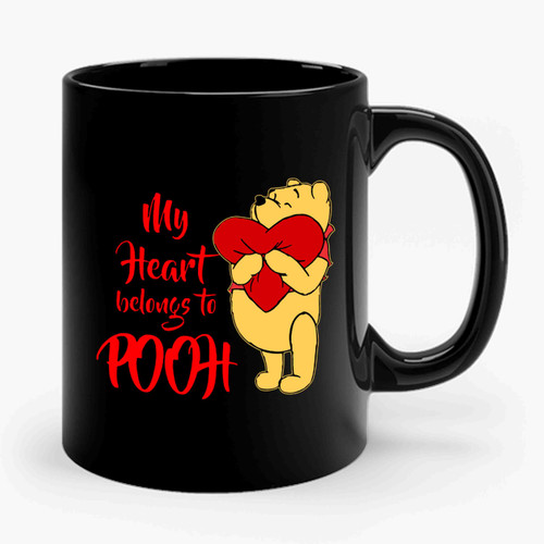 Winnie The Pooh My Heart Belongs To Pooh Ceramic Mug