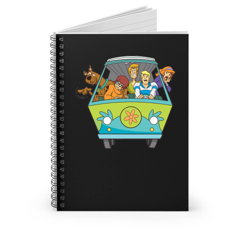 Scooby Doo Van Mistery Machine Spiral Notebook