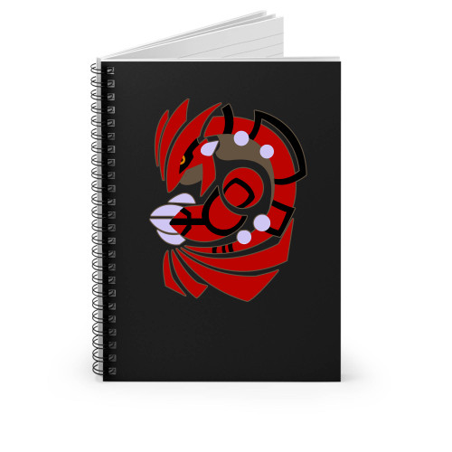 Scorching Earth Groudon Spiral Notebook