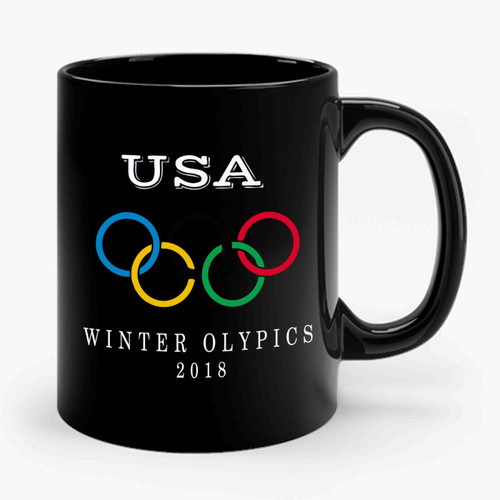 Winter Olympics Shirt 2018 Team Usa Ceramic Mug