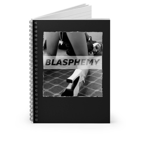 Sexy Girl Nun Nonne Religieuse Blasphemy Satan Satanic 1 Spiral Notebook