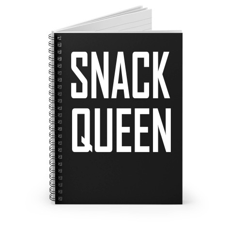 Snack Queen Spiral Notebook