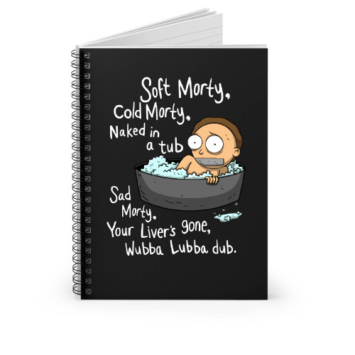 Soft Morty Spiral Notebook