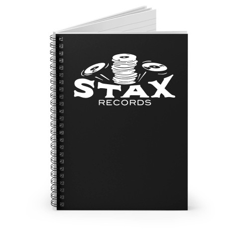Stax Records Logo Spiral Notebook