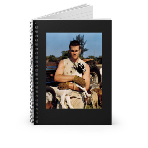 Tom Brady Holding A Goat Spiral Notebook