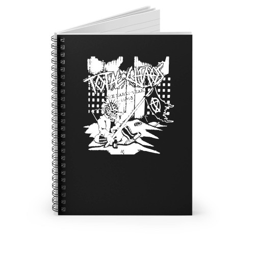 Total Chaos The Early Years 2000 Album Cover Spiral Notebook