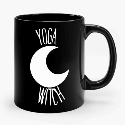 Yoga Witch Witchy Moon Phases Witchy Woman Ceramic Mug