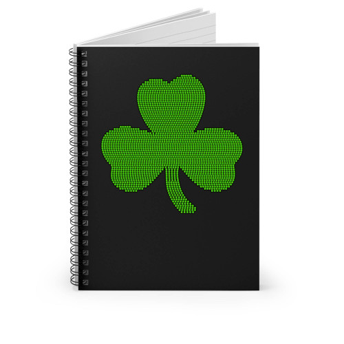 Very Large Shamrock St. Patrick's Day Irish Luck Lucky Clover Spiral Notebook