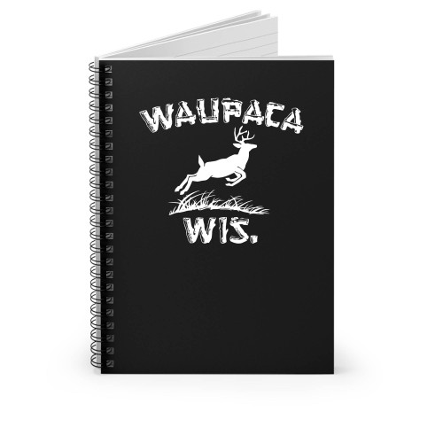 Waupaca Wis Spiral Notebook