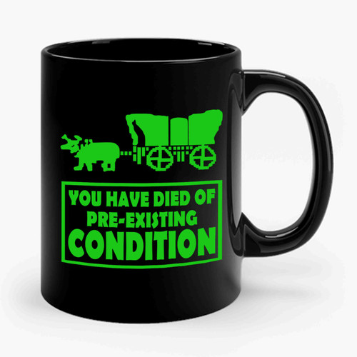 You Have Died Of Pre-Existing Condition Ceramic Mug