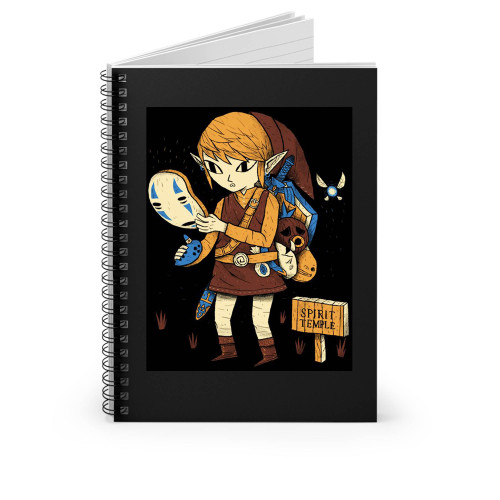 You Got The No Face Mask! The Legend Of Zelda Majora's Mask Ghibli Spirited Away Spiral Notebook