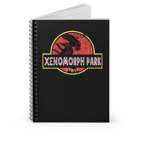 Alien Xenomorph Park Spiral Notebook