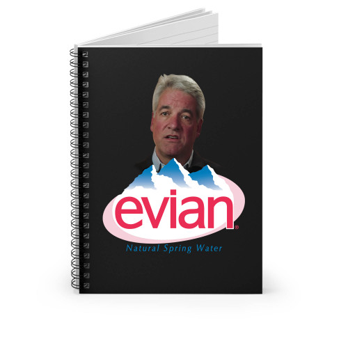 Andy King Fyre Fest Evian Willing To Do Anything Spiral Notebook