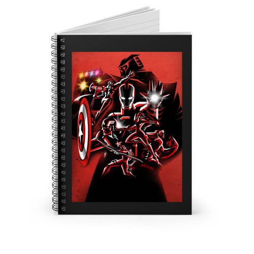 Avengers Endgame Shadow Spiral Notebook