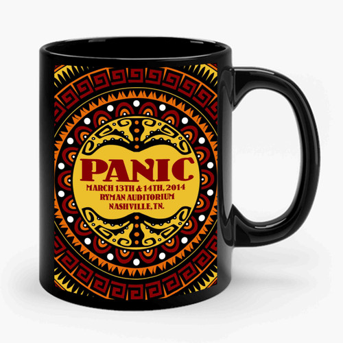 2014 Panic Nashville, Tn. Wood Tour Ceramic Mug