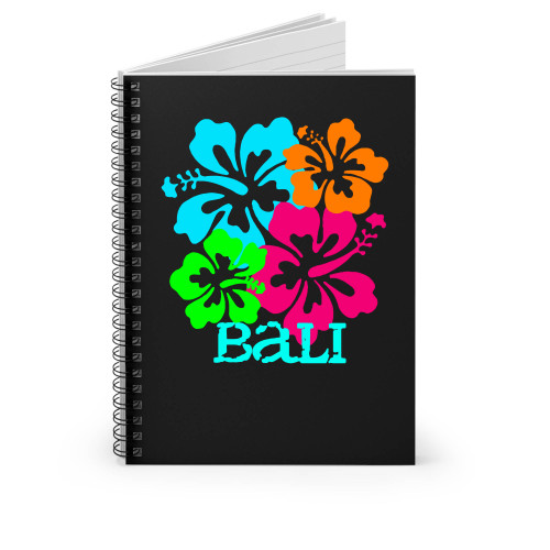 Bali Beach Surf Tropical Spiral Notebook