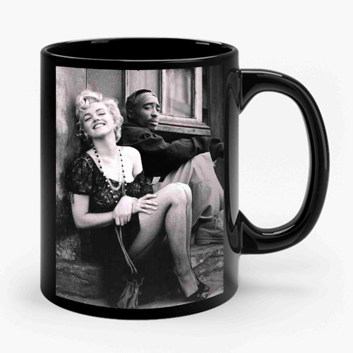 2pac And Marilyn Monroe Ceramic Mug