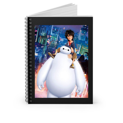 Baymax Big Hero Town Fly Spiral Notebook
