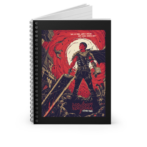 Berserk Hate Is A Place Spiral Notebook