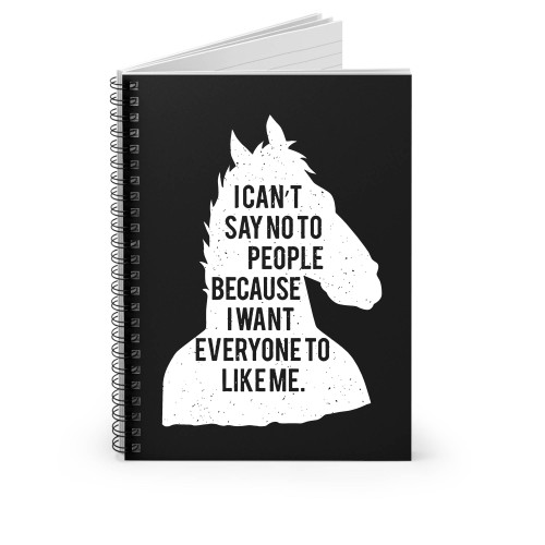 Bojack Horseman Quote Spiral Notebook