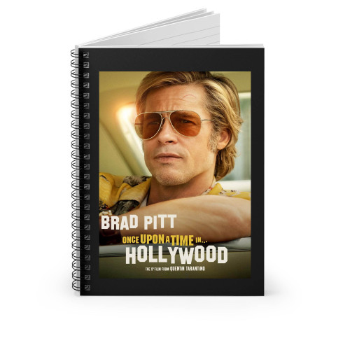 Brad Pitt Once Upon A Time In Hollywood Spiral Notebook