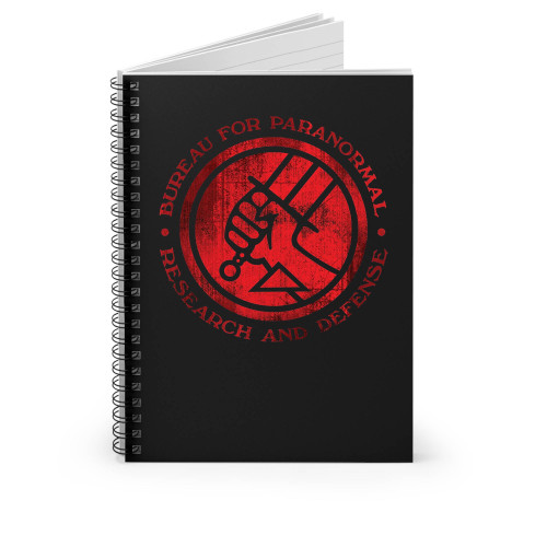 Bureau For Paranormal Research And Defense Spiral Notebook