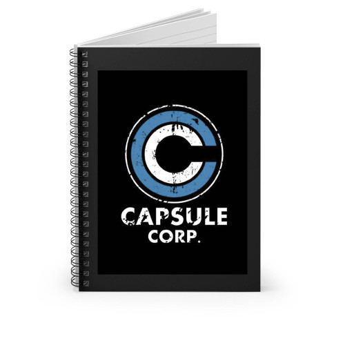 Capsule Corp Logo Spiral Notebook