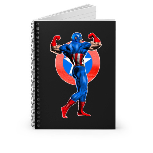 Captain America Flex Spiral Notebook