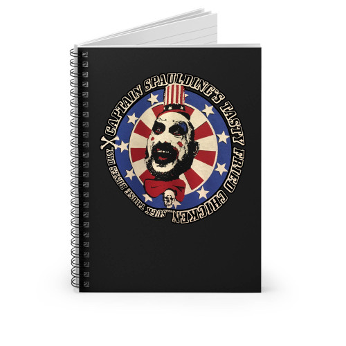 Captain Spaulding House Of 1000 Corpses Spiral Notebook