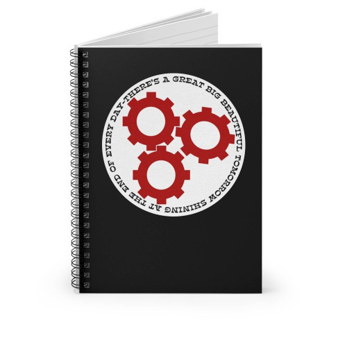 Carousel Of Progress Disney Inspired Great Big Beautiful Tomorrow Spiral Notebook