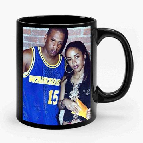 Aaliyah And Jay Z Ceramic Mug