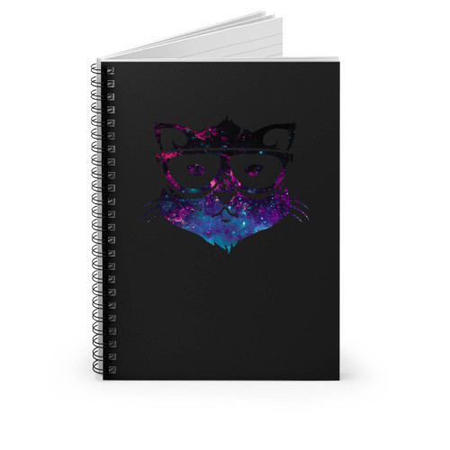 Check Meowt Galaxy Spiral Notebook