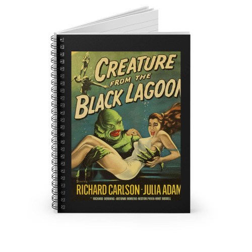 Creature From The Black Lagoon Spiral Notebook