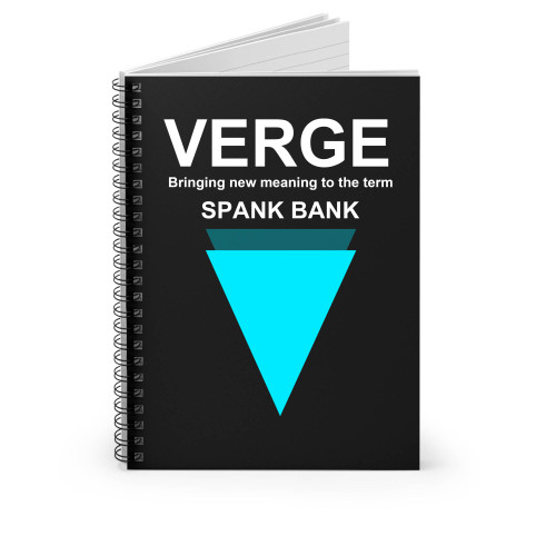 Crypto Verge Xvg Spank Bank Spiral Notebook