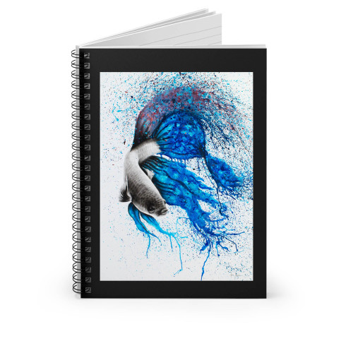 Dancing Gourami Painting Art Spiral Notebook