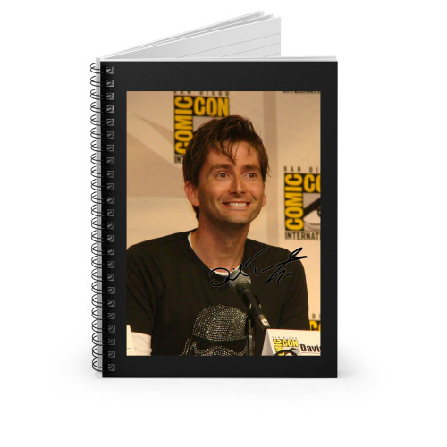 David Tennant Spiral Notebook